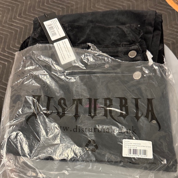 Disturbia Black Velvet Jumpsuit with Sheer Accents - Picture 8 of 8